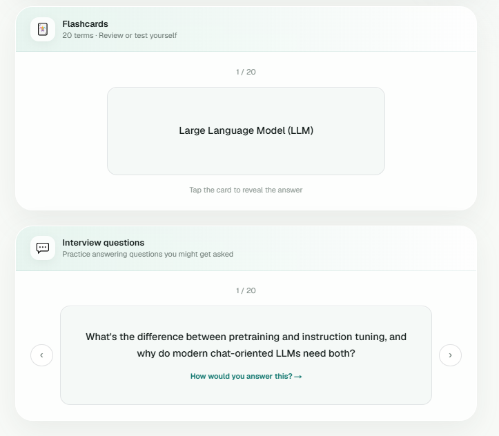 FersmithAI flashcards and interview questions